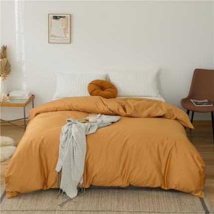 91家纺网 家纺一手货源 找家纺 （总）2021新款100S长绒棉纯色单被套