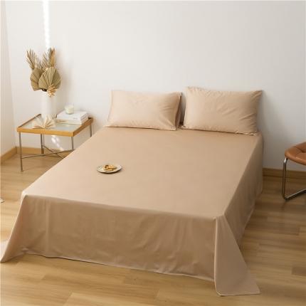 91家纺网 家纺一手货源 找家纺 （总）2021新款100S长绒棉纯色单床单