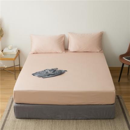 91家纺网 家纺一手货源 找家纺 （总）2021新款100S长绒棉纯色单床笠