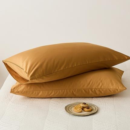 91家纺网 家纺一手货源 找家纺 （总）2021新款100S长绒棉纯色单品枕套