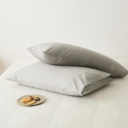 91家纺网 家纺一手货源 找家纺 （总）2021新款100S长绒棉纯色单品枕套