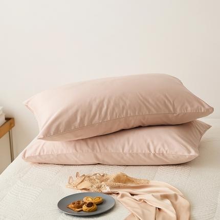 91家纺网 家纺一手货源 找家纺 （总）2021新款100S长绒棉纯色单品枕套