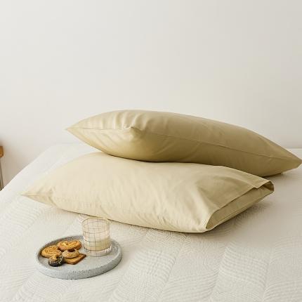 91家纺网 家纺一手货源 找家纺 （总）2021新款100S长绒棉纯色单品枕套