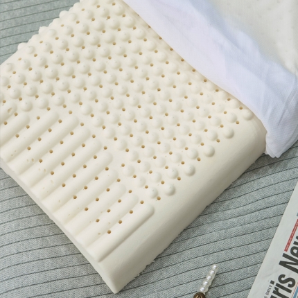 91家纺网 家纺一手货源 找家纺 睡趣 2021泰国天然乳胶枕芯枕头普胶钢印款