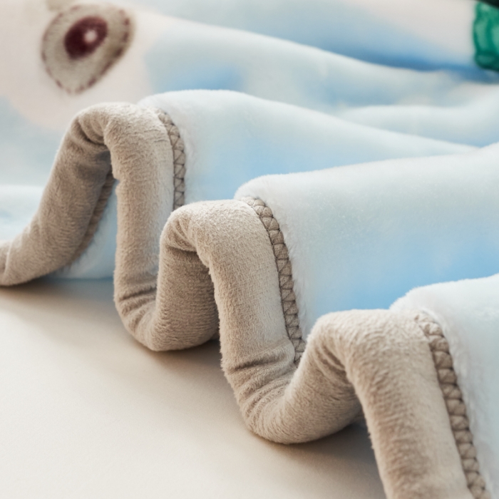 91家纺网 家纺一手货源 找家纺 凯轩毛毛毯毯子 加大加厚儿童云毛毯毯子 好伙伴