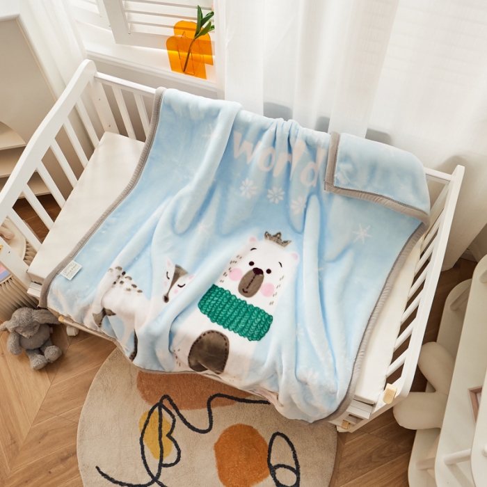 91家纺网 家纺一手货源 找家纺 凯轩毛毛毯毯子 加大加厚儿童云毛毯毯子 好伙伴