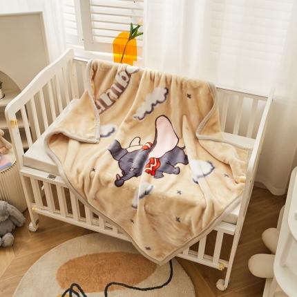 凯轩毛毛毯毯子 加大加厚儿童云毛毯毯子 小飞象