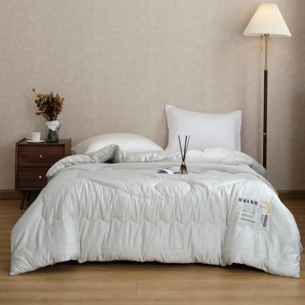 91家纺网 家纺一手货源 找家纺 （总）木堇 2021日式贡缎提花吸湿发热大豆纤维冬被春秋被芯