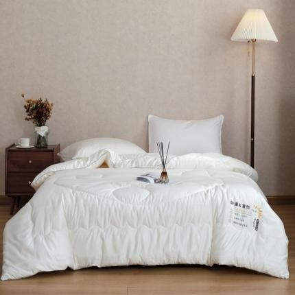 91家纺网 家纺一手货源 找家纺 （总）木堇 2021日式贡缎提花吸湿发热大豆纤维冬被春秋被芯