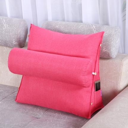 91家纺网 家纺一手货源 找家纺 （总）李帅家居多彩亚麻三角靠垫三角抱枕沙发床头靠背腰靠颈椎枕阅读靠背