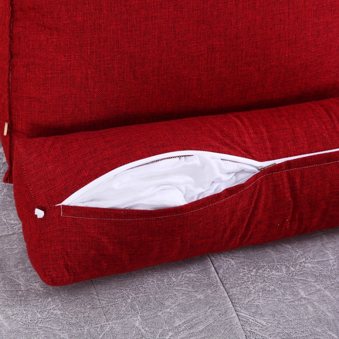 91家纺网 家纺一手货源 找家纺 （总）李帅家居多彩亚麻三角靠垫三角抱枕沙发床头靠背腰靠颈椎枕阅读靠背