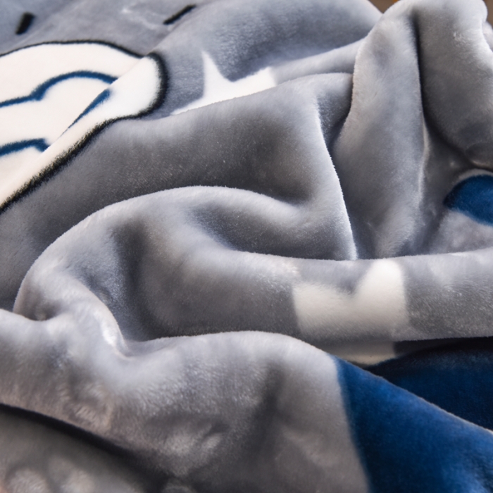 91家纺网 家纺一手货源 找家纺 2025秋冬新款双层加厚拉舍尔毛毯 保暖法莱绒毯子 心动