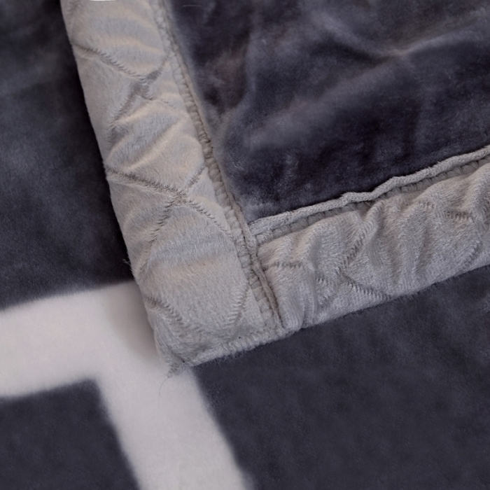 91家纺网 家纺一手货源 找家纺 2025秋冬新款双层加厚拉舍尔毛毯 保暖法莱绒毯子 天使猫