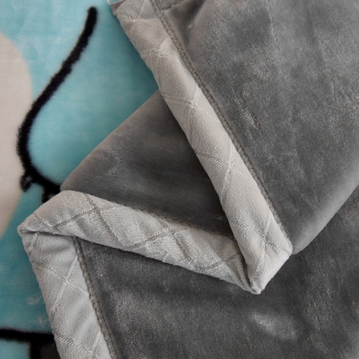 91家纺网 家纺一手货源 找家纺 2025秋冬新款双层加厚拉舍尔毛毯 保暖法莱绒毯子 恐龙宝宝