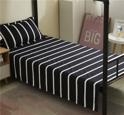 91家纺网 家纺一手货源 找家纺 学生宿舍床单120*210单人床单160厘米200 简约人生