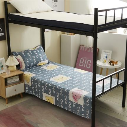 91家纺网 家纺一手货源 找家纺 学生宿舍床单120*210单人床单160厘米200 可爱小猪