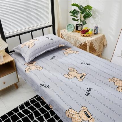 91家纺网 家纺一手货源 找家纺 寝室单人床三件套学生宿舍床单 酷酷熊