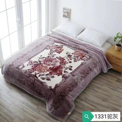 91家纺网 家纺一手货源 找家纺 （总）尚品绵羊毛毯 2025新款仿木棉毛毯