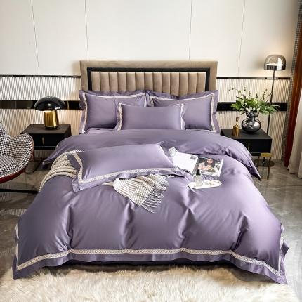 91家纺网 家纺一手货源 找家纺 （总）DC 2024新款100支长绒棉全棉纯棉镂空四件套年华