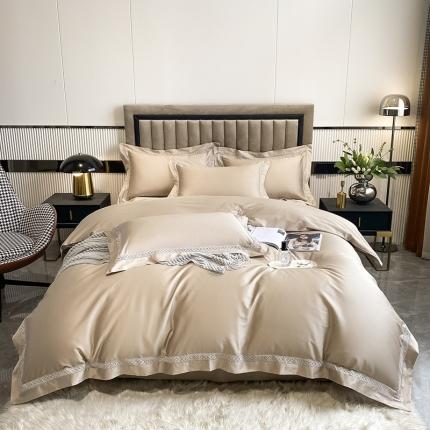 91家纺网 家纺一手货源 找家纺 （总）DC 2024新款100支长绒棉全棉纯棉镂空四件套年华