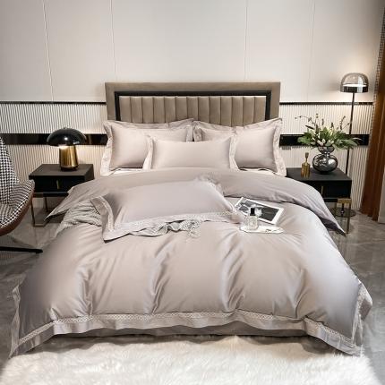 91家纺网 家纺一手货源 找家纺 （总）DC 2024新款100支长绒棉全棉纯棉镂空四件套年华