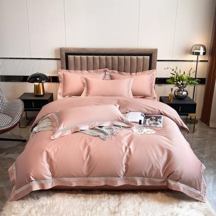 91家纺网 家纺一手货源 找家纺 （总）DC 2024新款100支长绒棉全棉纯棉镂空四件套年华