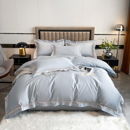 91家纺网 家纺一手货源 找家纺 （总）DC 2024新款100支长绒棉全棉纯棉镂空四件套年华