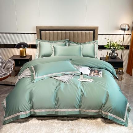 91家纺网 家纺一手货源 找家纺 （总）DC 2024新款100支长绒棉全棉纯棉镂空四件套年华