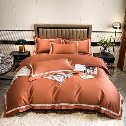 91家纺网 家纺一手货源 找家纺 （总）DC 2024新款100支长绒棉全棉纯棉镂空四件套年华