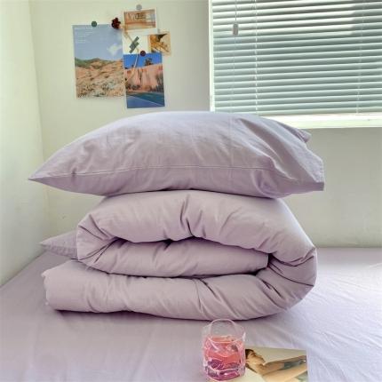 91家纺网 家纺一手货源 找家纺 （总）例外Home 2021新款小红书纯色学生系列套件