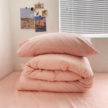 91家纺网 家纺一手货源 找家纺 （总）例外Home 2021新款小红书纯色学生系列套件