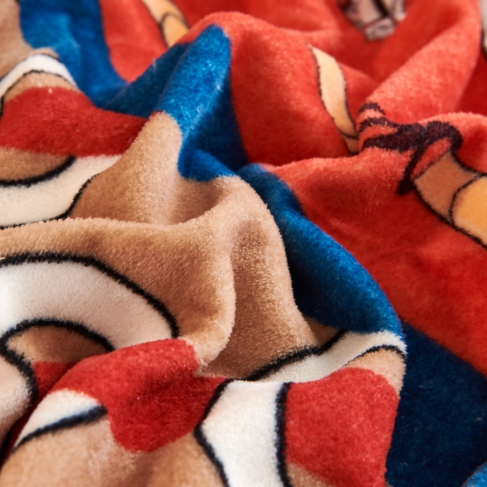 91家纺网 家纺一手货源 找家纺 青竹苑 2021新款牛奶绒印花四件套 马到成功