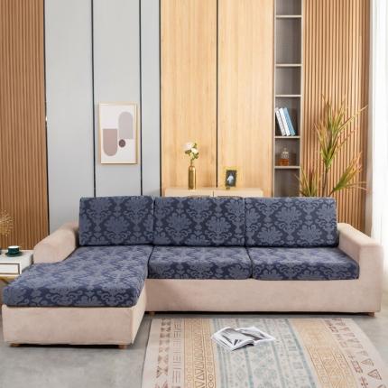 91家纺网 家纺一手货源 找家纺 兴妮雅家纺 2021新款提花坐垫套 深灰