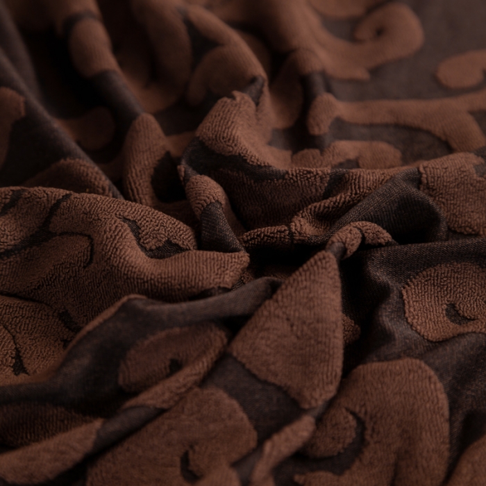 91家纺网 家纺一手货源 找家纺 兴妮雅家纺 2021新款提花坐垫套 咖啡