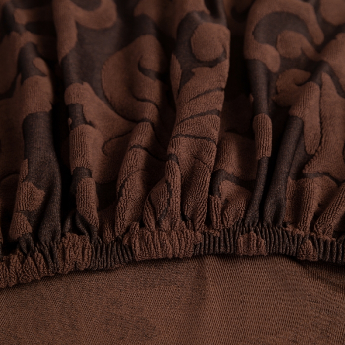 91家纺网 家纺一手货源 找家纺 兴妮雅家纺 2021新款提花坐垫套 咖啡