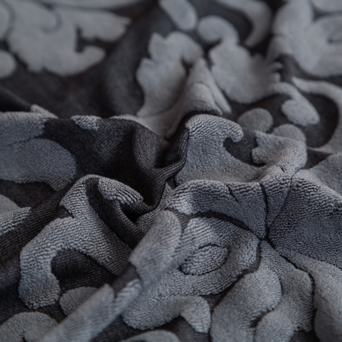 91家纺网 家纺一手货源 找家纺 兴妮雅家纺 2021新款提花坐垫套 浅灰