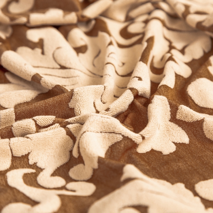 91家纺网 家纺一手货源 找家纺 兴妮雅家纺 2021新款提花坐垫套 驼色