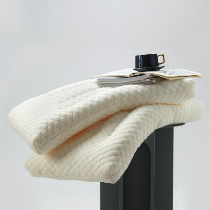 木果 优雅睡眠系列--大豆纤维3D泡泡按摩舒适枕头针织棉枕芯