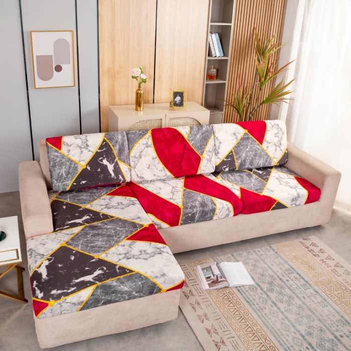 91家纺网 家纺一手货源 找家纺 兴妮雅家纺 2021新款印花款贵妃坐垫套 乐享生活-红