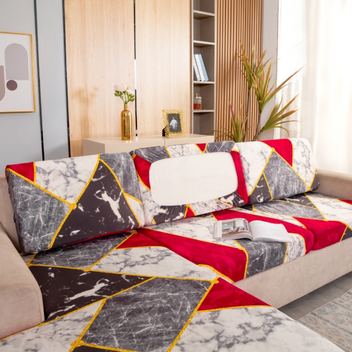 91家纺网 家纺一手货源 找家纺 兴妮雅家纺 2021新款印花款贵妃坐垫套 乐享生活-红