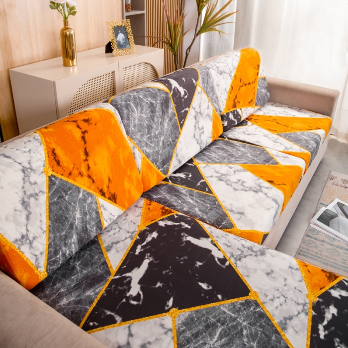 91家纺网 家纺一手货源 找家纺 兴妮雅家纺 2021新款印花款贵妃坐垫套 乐享生活-橘