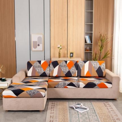 兴妮雅家纺 2021新款印花款贵妃坐垫套 魔方