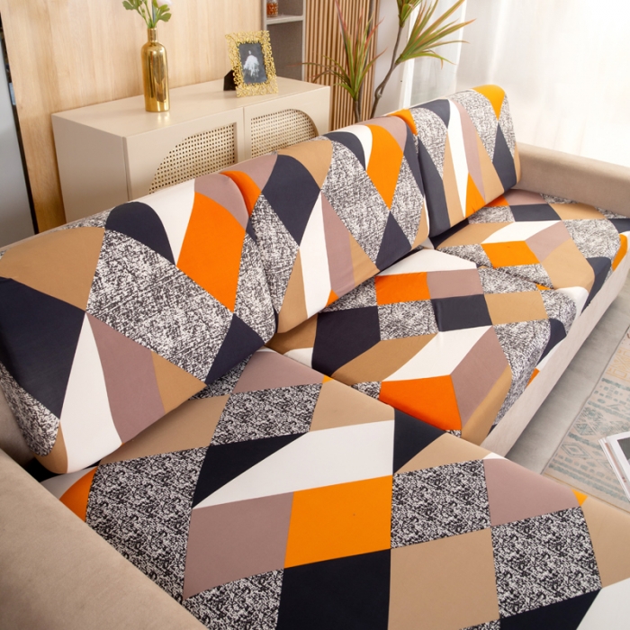 91家纺网 家纺一手货源 找家纺 兴妮雅家纺 2021新款印花款贵妃坐垫套 魔方