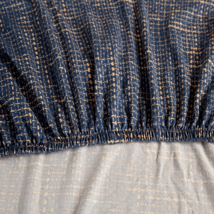 91家纺网 家纺一手货源 找家纺 兴妮雅家纺 2021新款印花款贵妃坐垫套 亚麻-蓝