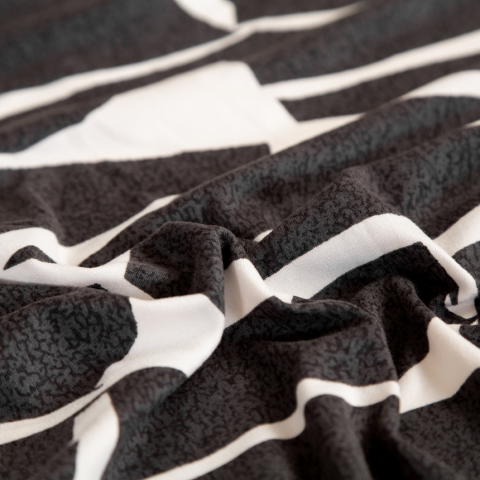 91家纺网 家纺一手货源 找家纺 兴妮雅家纺 2021新款印花款贵妃坐垫套 印象派-黑