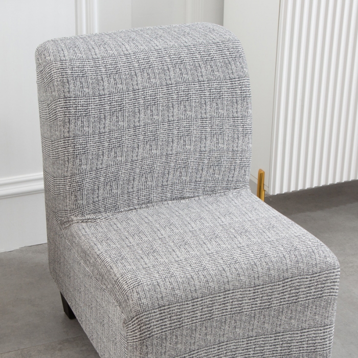 91家纺网 家纺一手货源 找家纺 兴妮雅家纺 2021新款弹力布椅子套一只 风尚(灰）