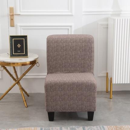 91家纺网 家纺一手货源 找家纺 兴妮雅家纺 2021新款弹力布椅子套一只 风尚（咖啡）