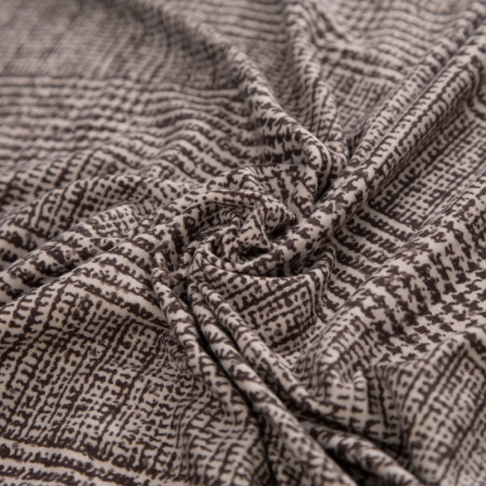 91家纺网 家纺一手货源 找家纺 兴妮雅家纺 2021新款弹力布椅子套一只 风尚（咖啡）