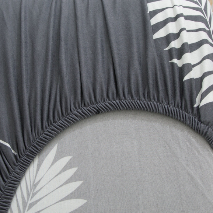 91家纺网 家纺一手货源 找家纺 兴妮雅家纺 2021新款弹力布椅子套一只 黑羽叶