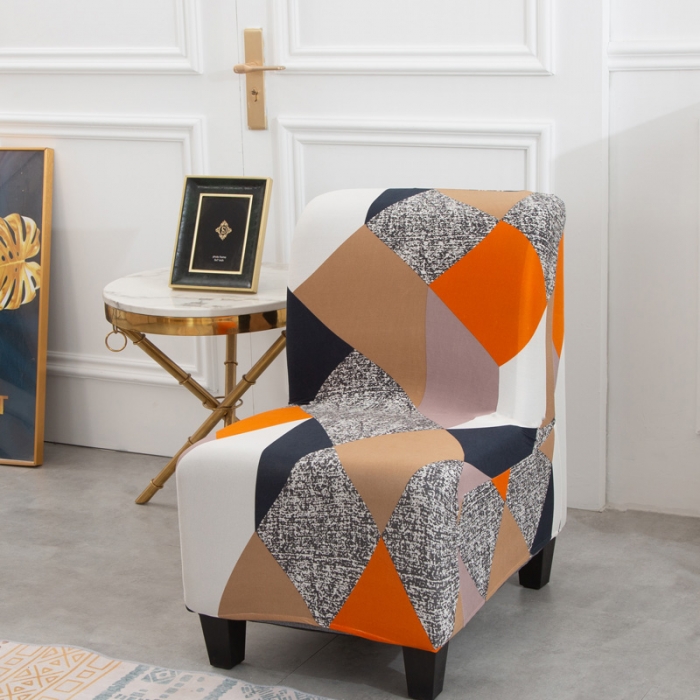 91家纺网 家纺一手货源 找家纺 兴妮雅家纺 2021新款弹力布椅子套一只 魔方